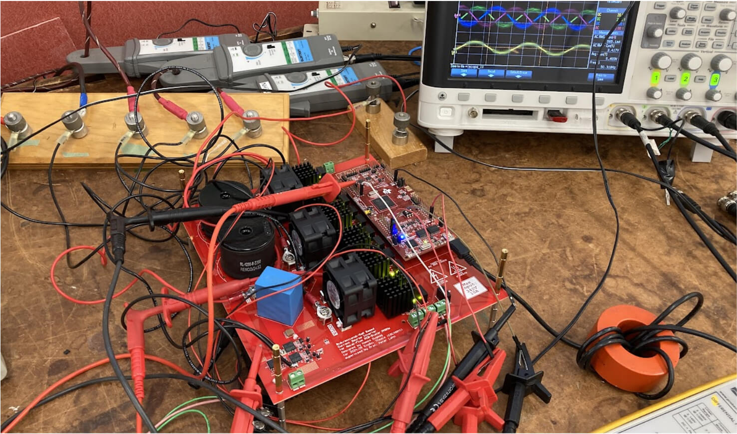 Current source inverter experimental setup.